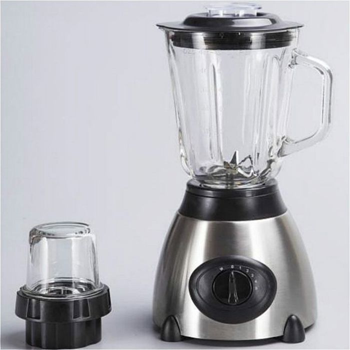 Mixeur Multifonctionnel - Bol en Verre 1,5L, Moulin à Épices & Café, 2200W
