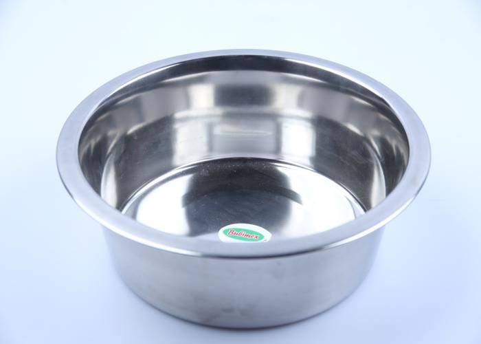 Gamelle - Bubimex - Inox 24cm - 2.80L - Durable - Facile à nettoyer - Pour chiens et chats