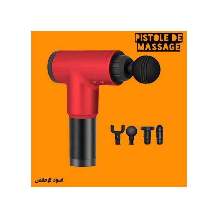 Masseur Musculaire Sans Fil Pistolet De Massage à Vibration 6 Vitesses-