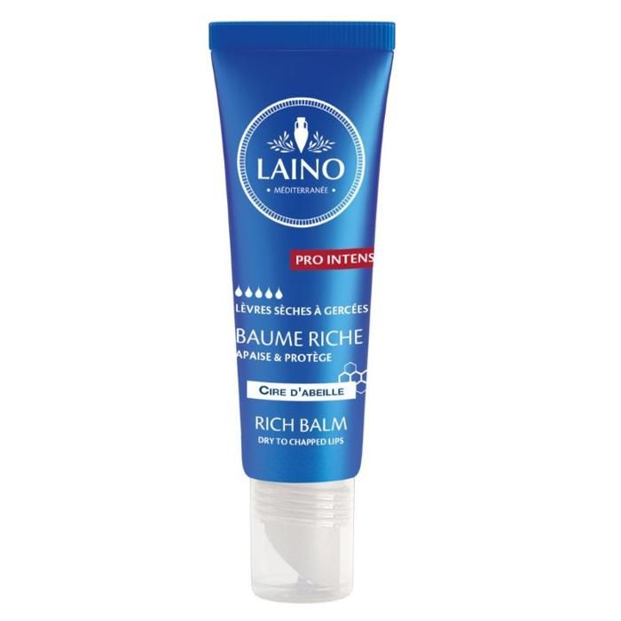 Soin des lèvres - Laino - Baume Réparateur Hydratant Pro Intense - 10ml - Cire d'abeille - Beurre de karité