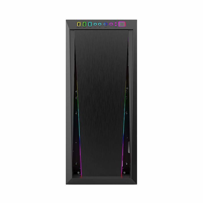 Boîtier Moyen Tour ATX - Gamdias - Argus M2 RGB - Panneau vitré - 8 emplacements ventilateurs - Noir