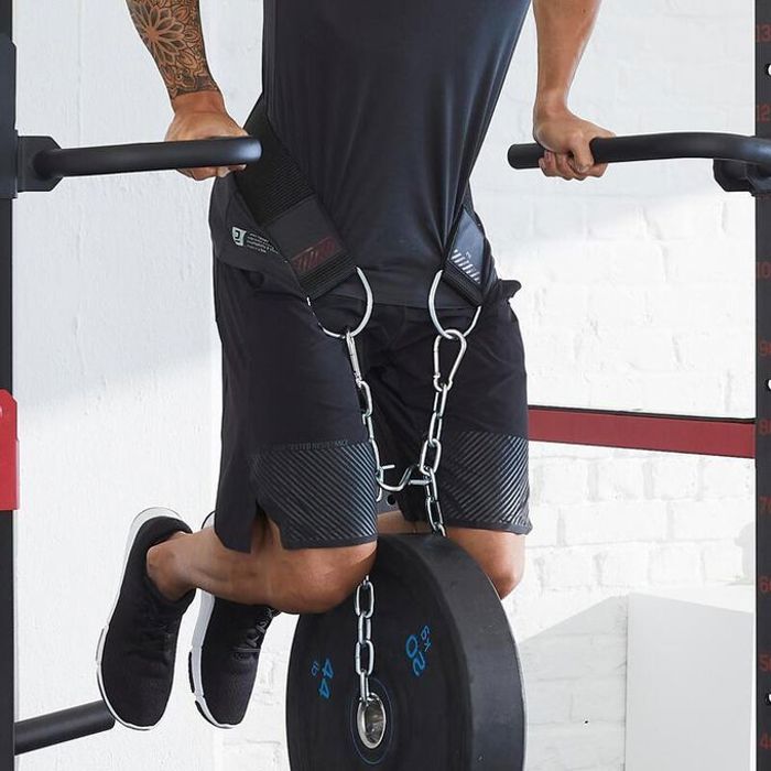 CEINTURE CHAINE LESTÉE MUSCULATION POUR DIPS ET TRACTIONS - 120 KG