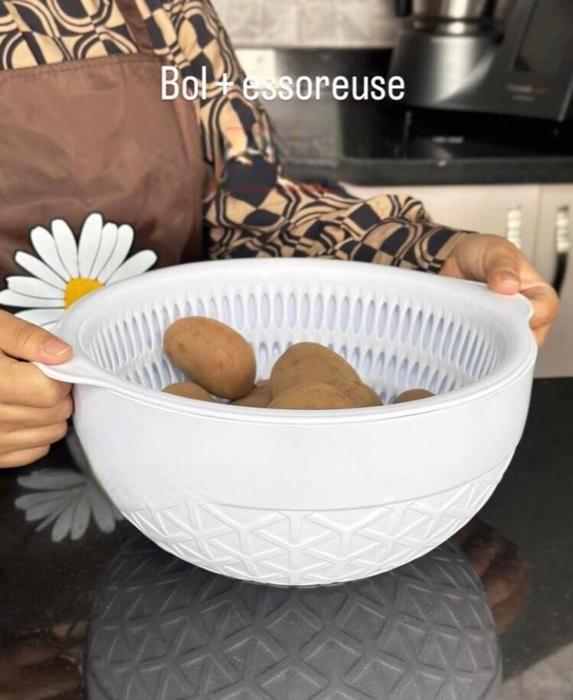 Bol et essoreuse GM 5l couleur aléatoires ( NOIR/BLANC )