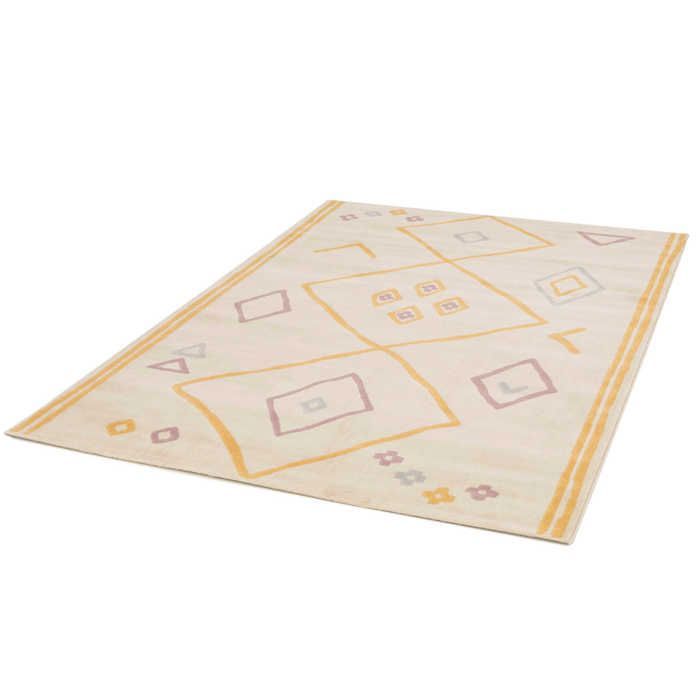 Tapis - DANSMAMAISON - CANVAS - Moderne - 160x230 cm - Beige - Rectangulaire