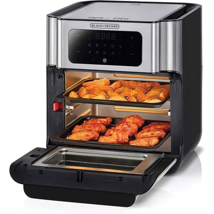 Four Air Fryer friteuse 12L Digital Black+Decker