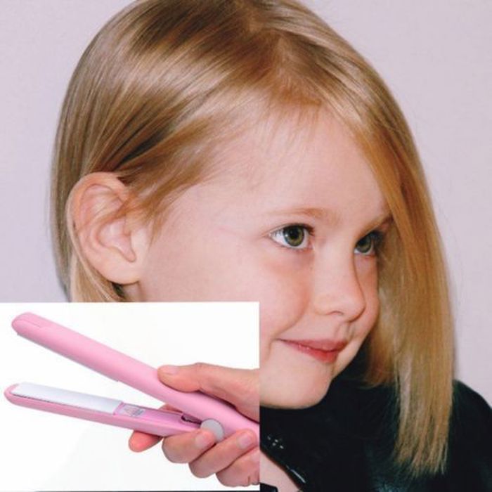 Mini lisseur de cheveux - Beauté - Portable - Aluminium anodisé - 220V - Fille