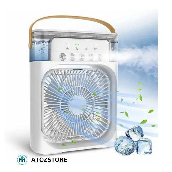 Mini ventilateur, climatiseur portable,mini refroidisseur d'air par évaporation avec 3 vitesse, couleur aléatoir