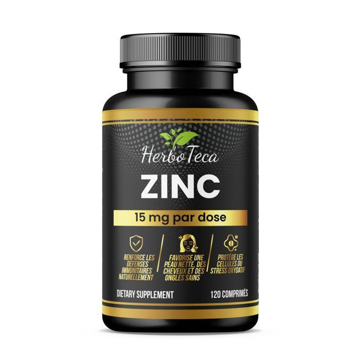 Zinc HerboTeca 15 mg – 120 Comprimés