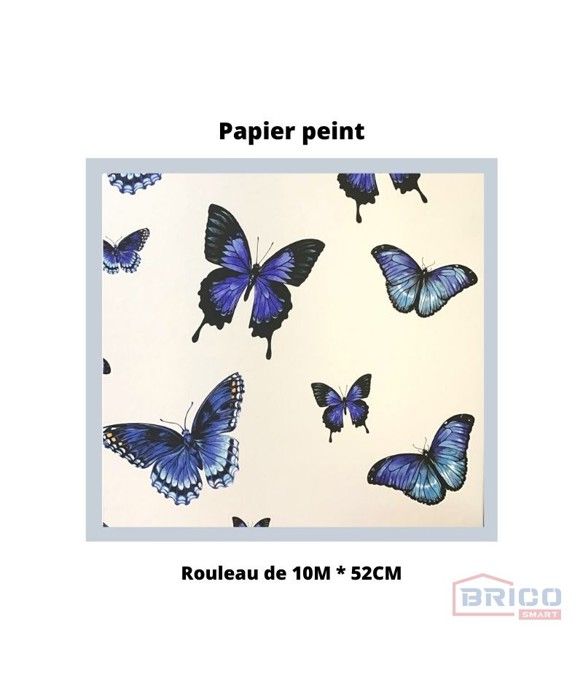 Papier peint - papillon bleu