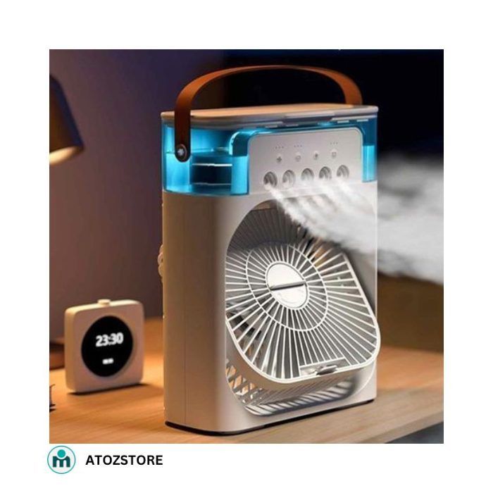 3 in 1 Ventilateur Air Cooler,Climatiseur Portable silencieux avec de l'eau glacée couleur aléatoire