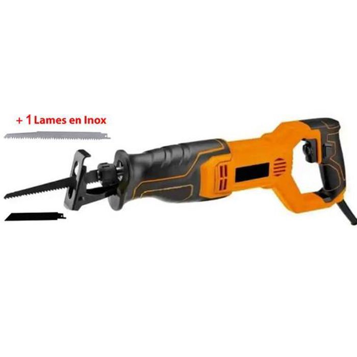 Scie Sa-bre Électrique Multifonction 950W + 1 lame en acier inoxydable Gratuite