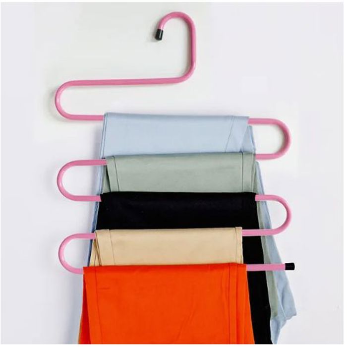 Cintres de rangement en fer, 5 couches