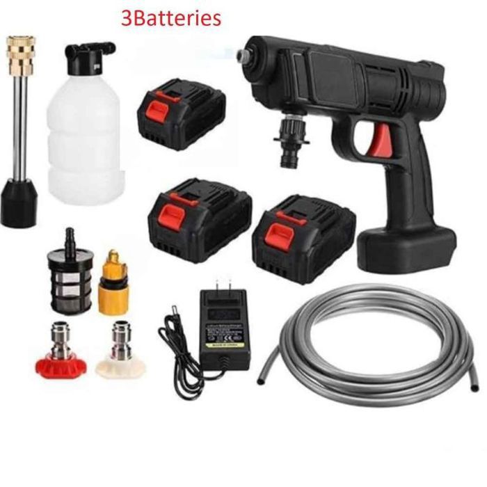 Pistolet de lavage automobile sans fil+ 3 batterie