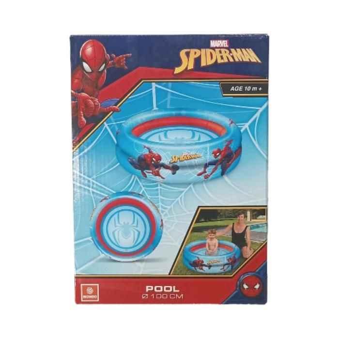 PISCINE SPIDERMAN 2 ANNEAUX 100 CM 16914 PA