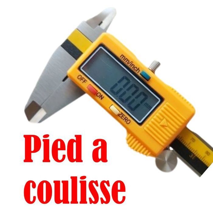 Pied à coulisse métallique avec affichage LCD, 150mm, haute qualité