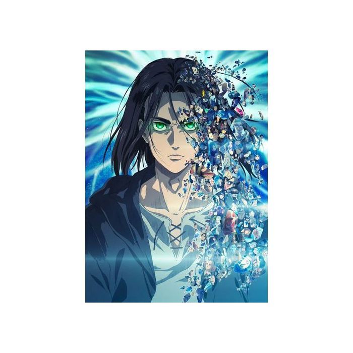 Sticker attack on titan eren yeager poster Autocollant Poster Anime Japonais Manga décoration ,mikasa,armin,survey corps,levi