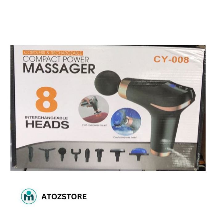 Masseur électrique compact à 8 têtes - couleur aléatoire