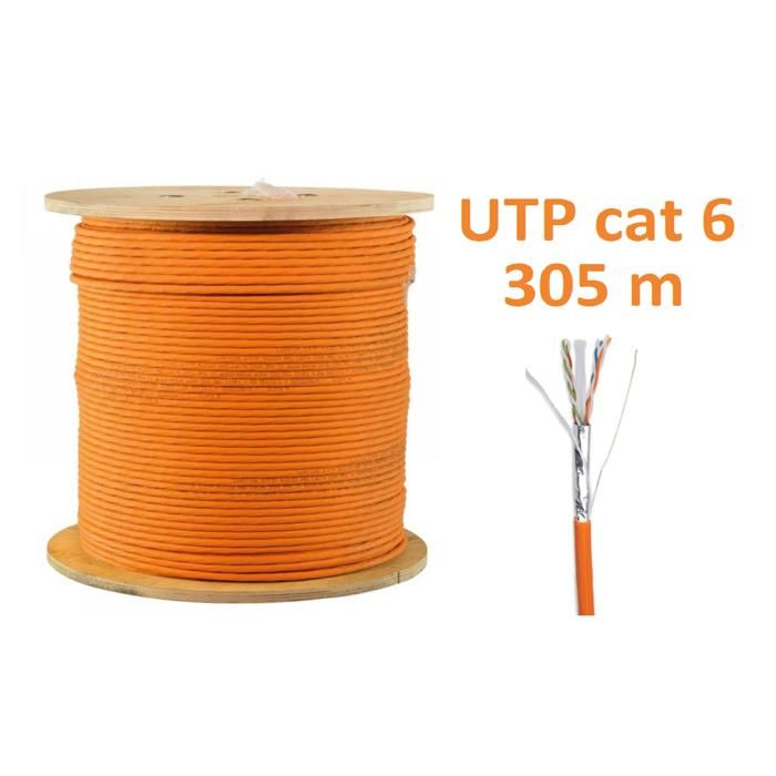 CABLE RESEAUX U/UTP CAT6 305M