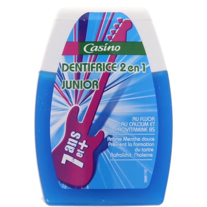 Dentifrice Junior 2 en 1 - Flacon 75 ml