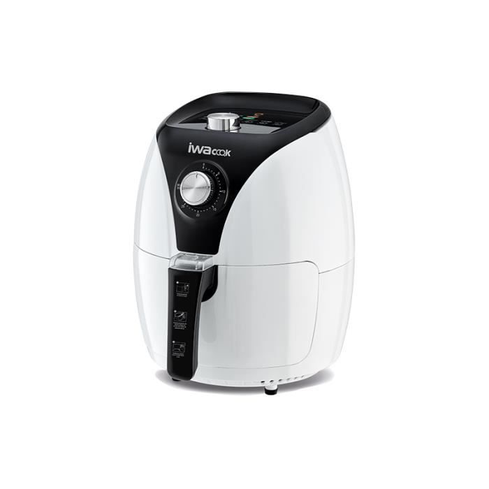 FRITEUSE 3,5L AF07 BLACK AND WHITE IWACOQK