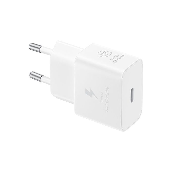 Chargeur Samsung ultra rapide 25W USB-C - Avec câble C à C (EP-T2510XWEGWW)
