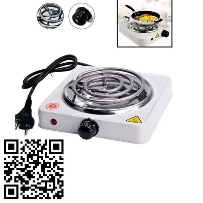 Réchaud Électrique avec Résistance 1000W – Plaque de Cuisson Efficace