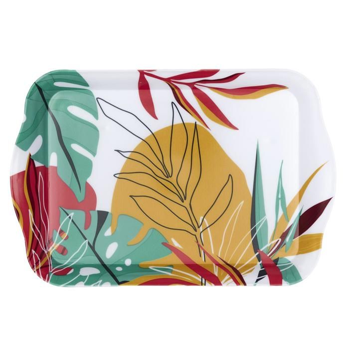 Plateau - Paradis Exotique - 21 x 14 cm - Coloré - Rectangulaire - Pour Adultes