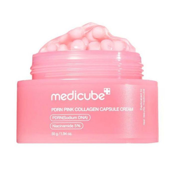 Crème Collagène - MEDICUBE - PDRN Pink - 55g - Non comédogène - Tous types de peau