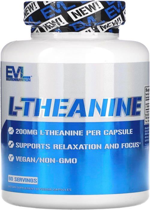 L-théanine, 200 mg, 60 capsules végétariennes