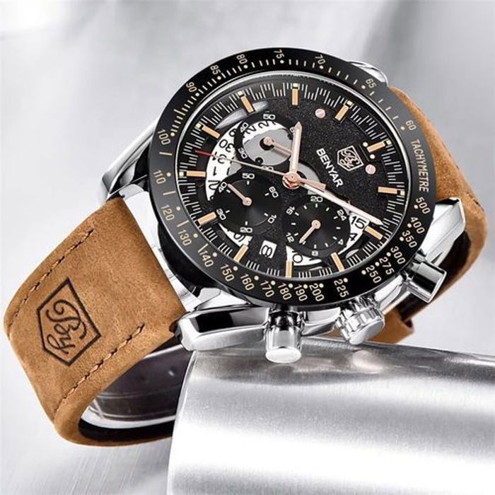Montre de luxe - Benyar - Chronographe  STYLE de luxe tres chic