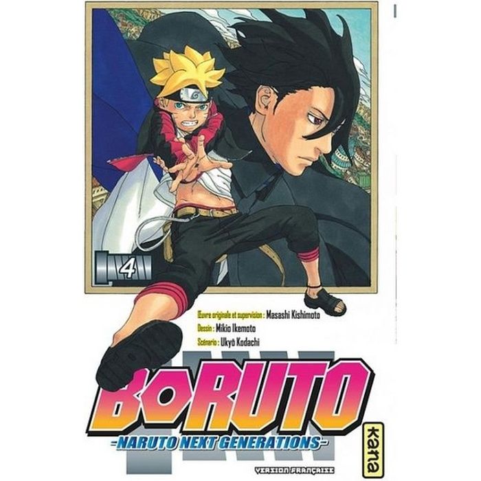 Manga - Boruto - Tome 4 - Protection de Tentô - Aventure - Masashi Kishimoto
