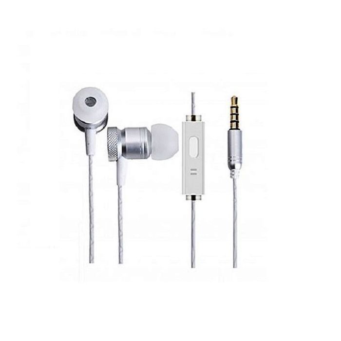 Citytek - Écouteurs en métal avec microphone de 1,2 m - MF017008
