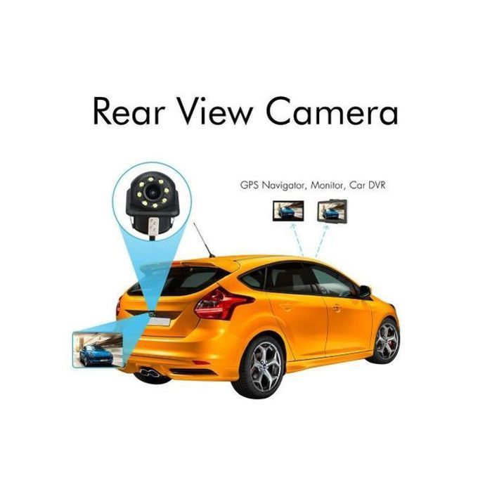HD LED Vision Noturne arrière coudée caméra de Recul Voiture Universelle