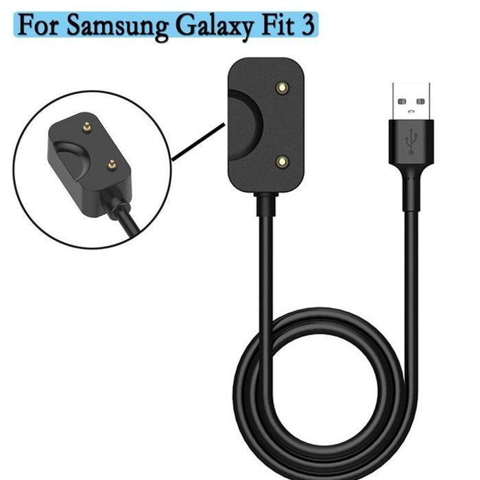 Câble de chargement USB pour Samsung Galaxy Fit 3 (Chargeur Watch Fit3 SM-R390 Cable charger)