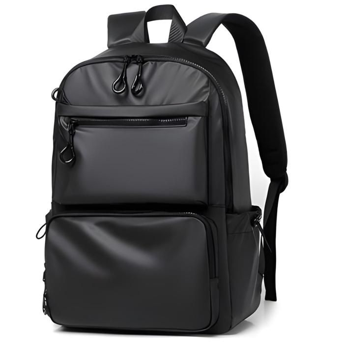Sac à dos - Noir - Polyvalent - Durable - Ergonomique - Grand espace de rangement