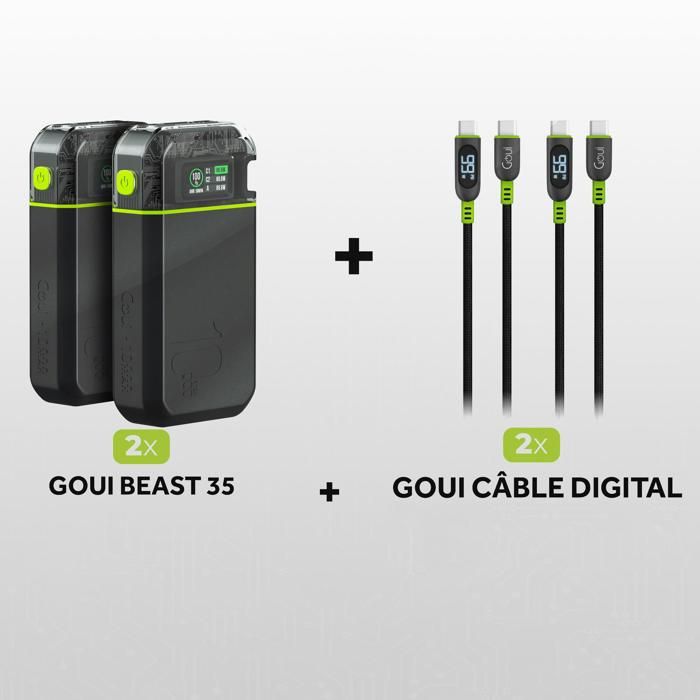 Pack  2x Beast 35 2x Digital Câble Numérique