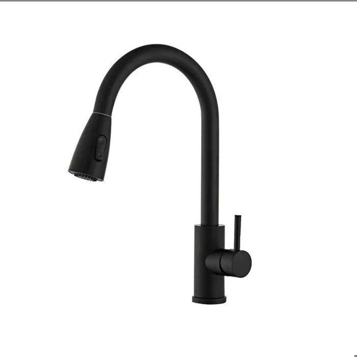 robinet mitigeur d'eau de Bar de cuisine noir mat Installation facile