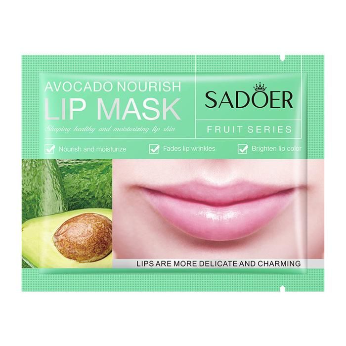 SADOER Masque pour Les Lèvres Hydratant Moisturizing Lip Mask Avocado - 8g