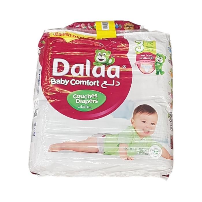 Couches bébé Jambo Pack midi x72 unités 5-9Kg + lingettes gratuit - DALAA