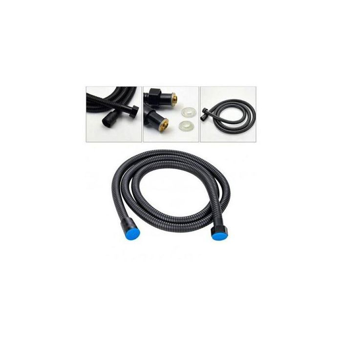 Flexible de Douche - Haute Gamme - Noir - Universel - Extensible - Durable