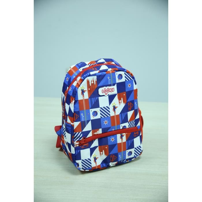 Sac à dos - GENERIC - Motif SUPERMAN - 30 cm - 2 poches - Tissu satin élégant