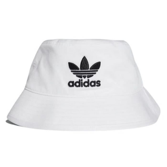 Bob Homme - Adidas - Blanc - Taille Unique - 100% Coton - Sportswear