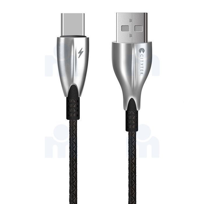 CABLE MICRO USB DATA 3A 1.5M NYL MF109065 CITYTEK