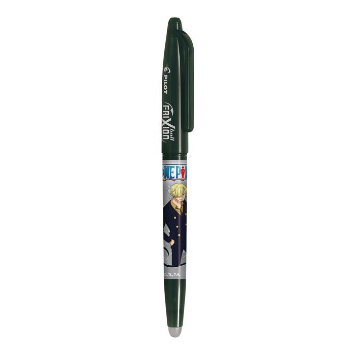 Stylo roller PILOT FriXion Ball effaçable et rechargeable ONE PIECE Sanji Encre Noire