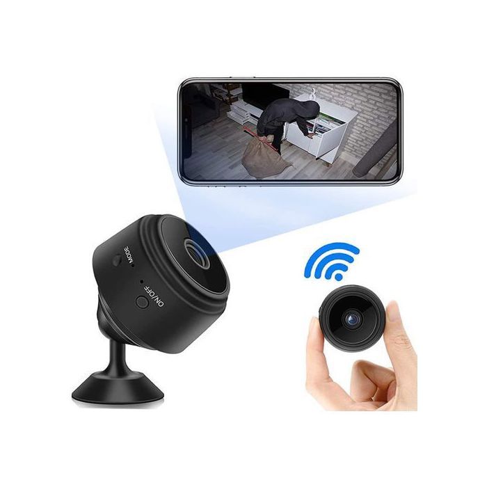 Caméra Espion - HD - WiFi - Vision Nocturne - Détection de Mouvement - Audio Bidirectionnel