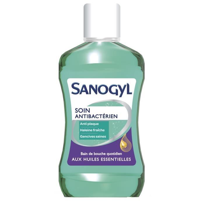 SANOGYL Bain de Bouche Soin Antibactérien - 500 ml