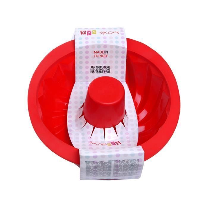 Moule à cake rond en silicone 23cm MYS SILICONE