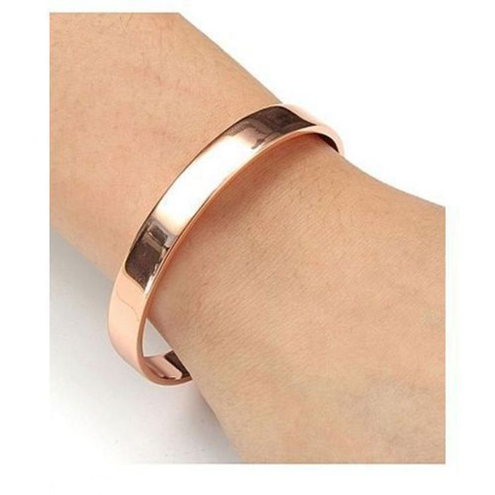 Bracelet en cuivre - Naturel - Élégant - Hypoallergénique - Mixte - 1 bracelet
