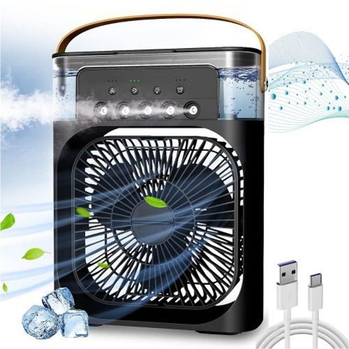 Climatiseur portable 3 en 1 - Non spécifié - Blanc - Refroidisseur d'air - Ventilateur - Humidificateur