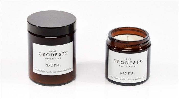 Bougie nature 150g Santal
